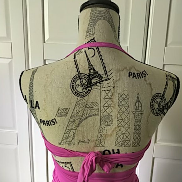 Carmen Marc Valvo Pink Bathing Suit - Picture 6 of 12